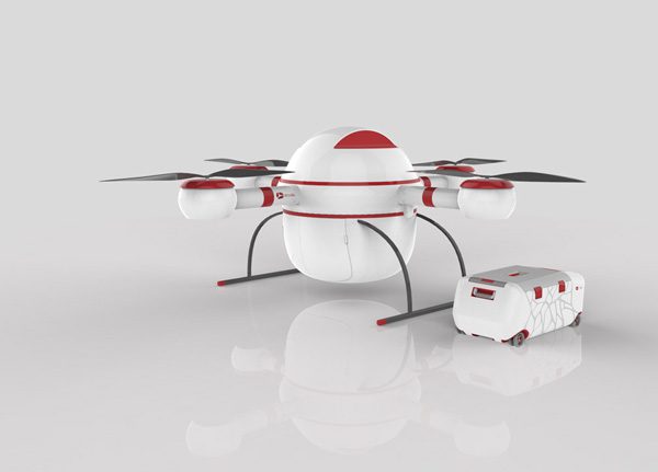 600 Prototipo del dron creado por el equipo de ‘Drone for Life’