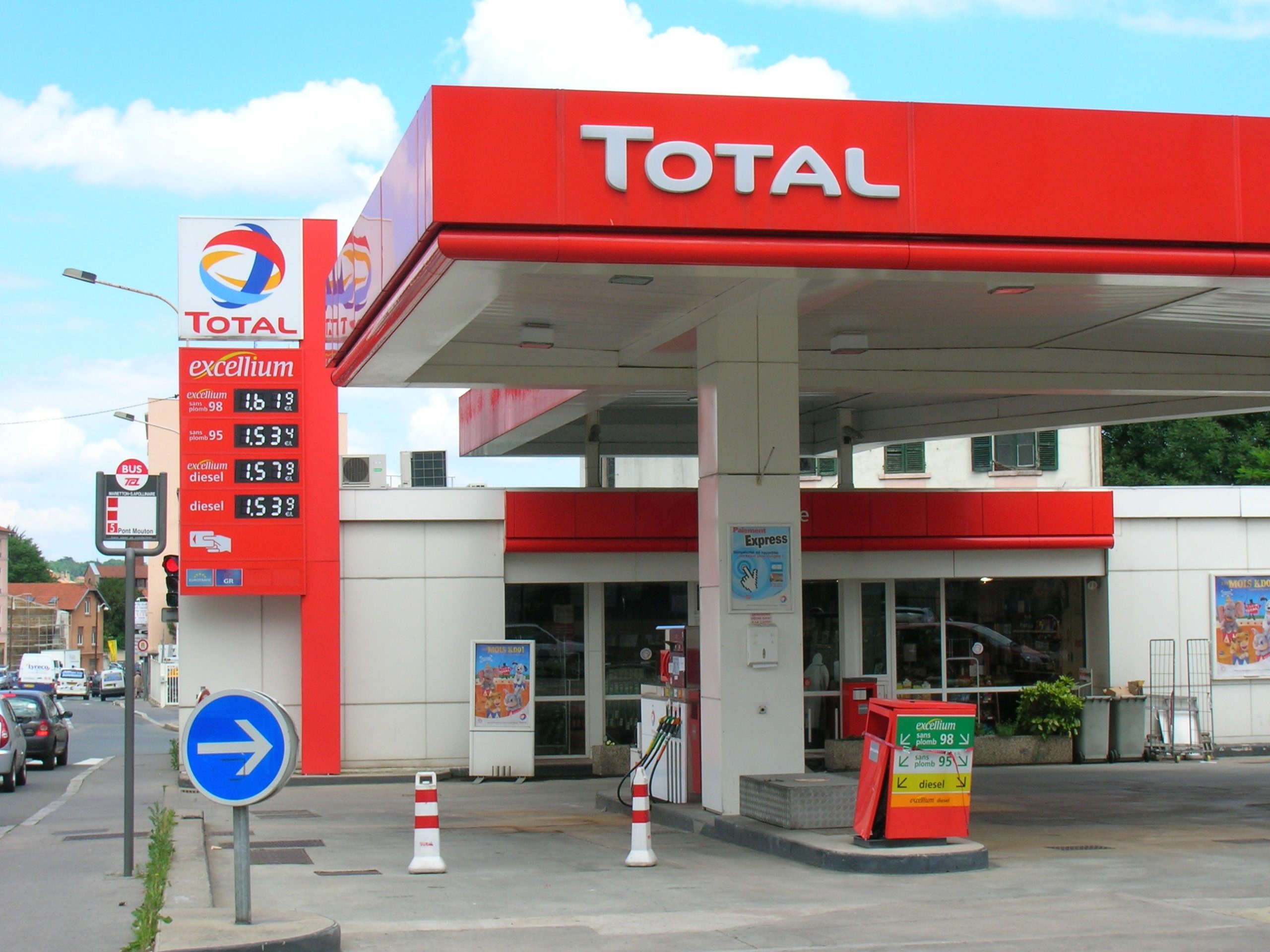 Total Gas Station France