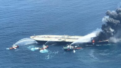5 accidentes marítimos en las últimas 6 semanas 11 tanker accident credit Indian Navy 1