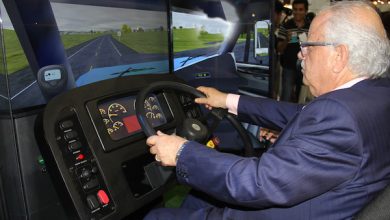 Simuladores y telemetría herramientas tecnológicas para capacitación de operadores 29 Freightliner entrega simulador de conduccion a CANACAR