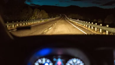 Carretera de noche