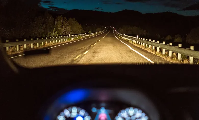 Carretera de noche