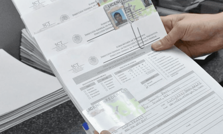 licencia federal SICT