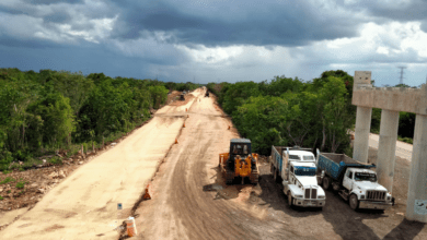 Construccion del tramo 4 del Tren Maya avanza lejos de la polemica