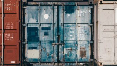 contenedores abandonados