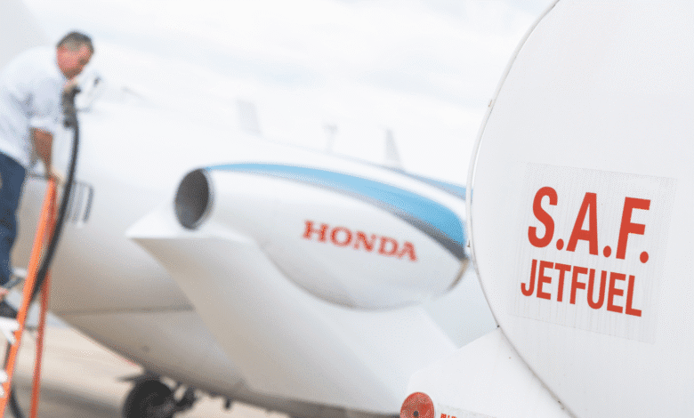 Honda Aircraft Company marca un hito al realizar el primer vuelo del HondaJet con combustible 100% sostenible 1 Honda Aircraft