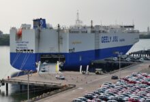 El buque JISU FORTUNE de Geely Holding Group, arribó al Puerto de Lázaro Cárdenas 2 JISU FORTUNE