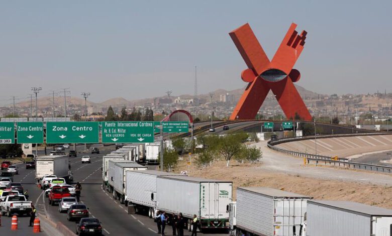 Récord de 4 500 cruces de carga en un día: el flujo fronterizo se reactiva tras el rezago por bloqueos 1 cruces fronterizos camiones 1
