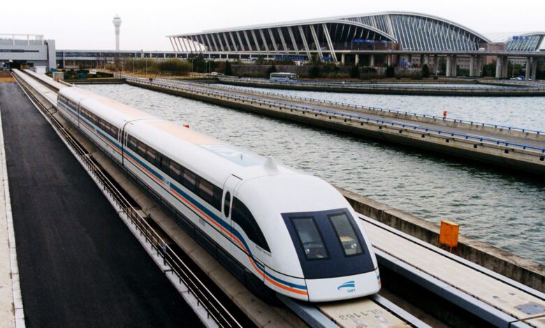 ¿Te da miedo volar? China prueba sistema maglev que podría rozar los 1 000 km/h y desafiar al avión 1 Maglev