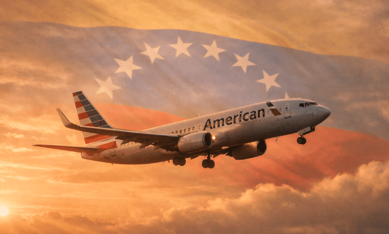 American Airlines es la primera aerolínea en restablecer el servicio de EUA a Venezuela 1 venezuela