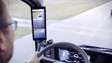 Stoneridge Mirror replacement camera system truck