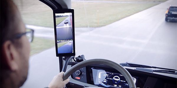 Stoneridge Mirror replacement camera system truck